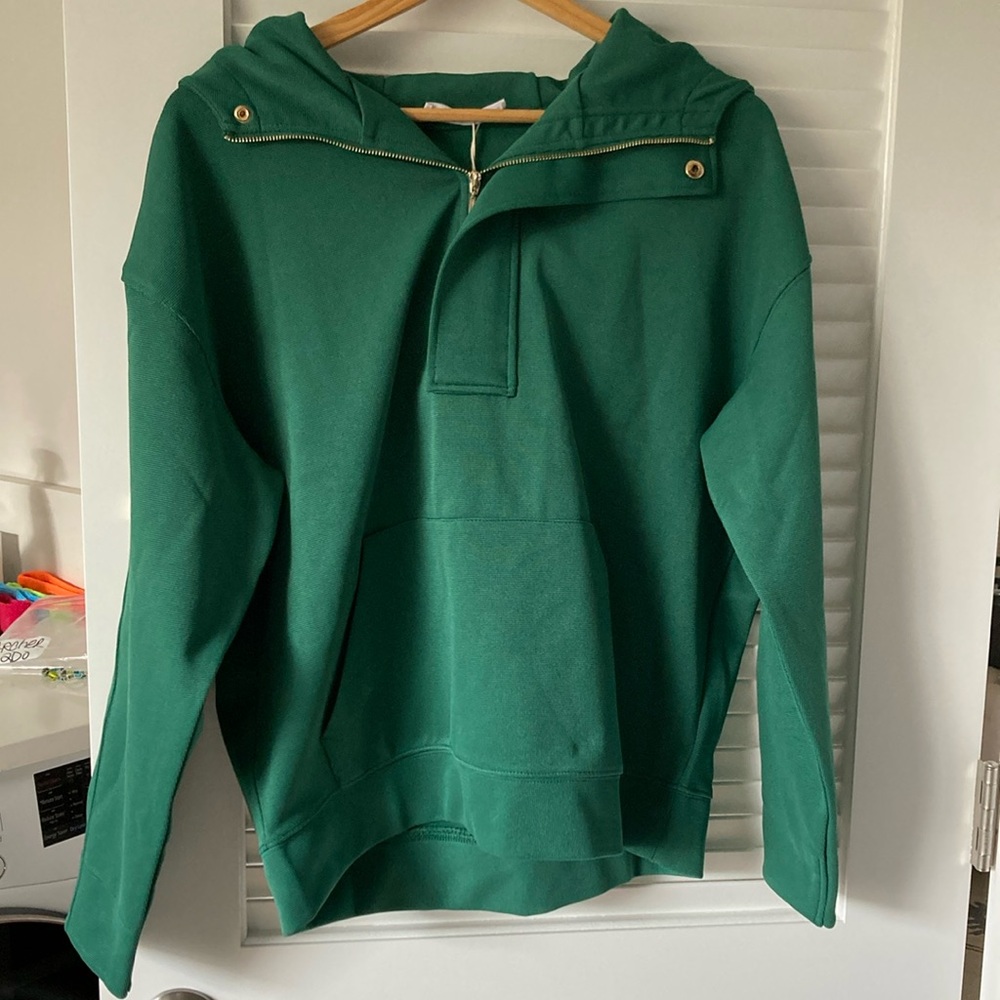 Mango emerald green hoodie